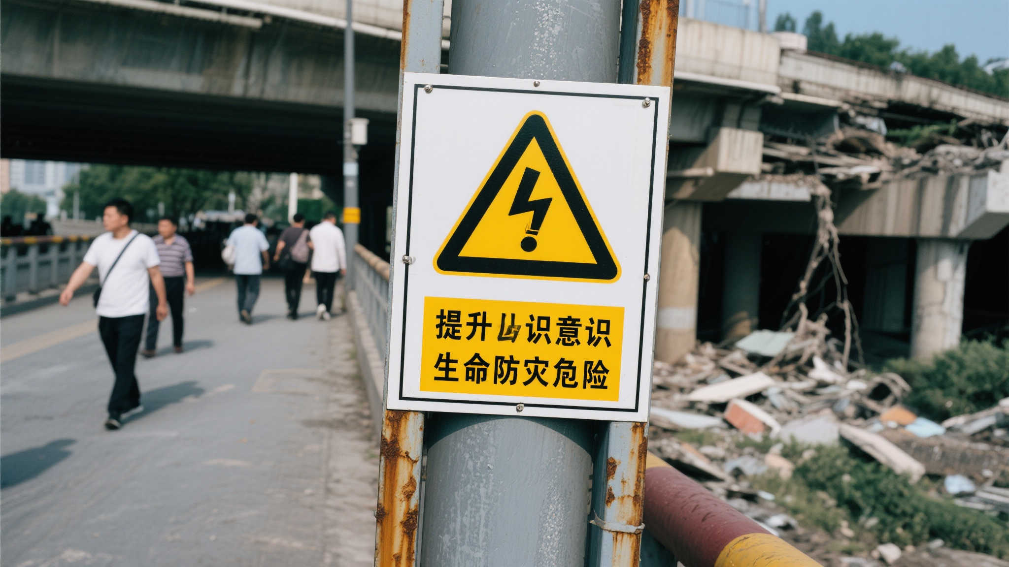 通常情况下，针对公共安全问题，有关部门都会设置醒目